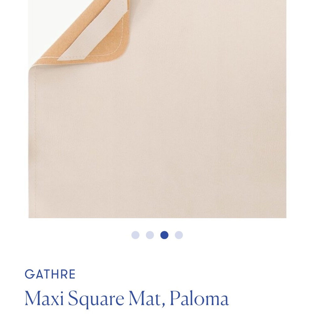 Gathre Square Pillow Cover in Paloma— brand new!
